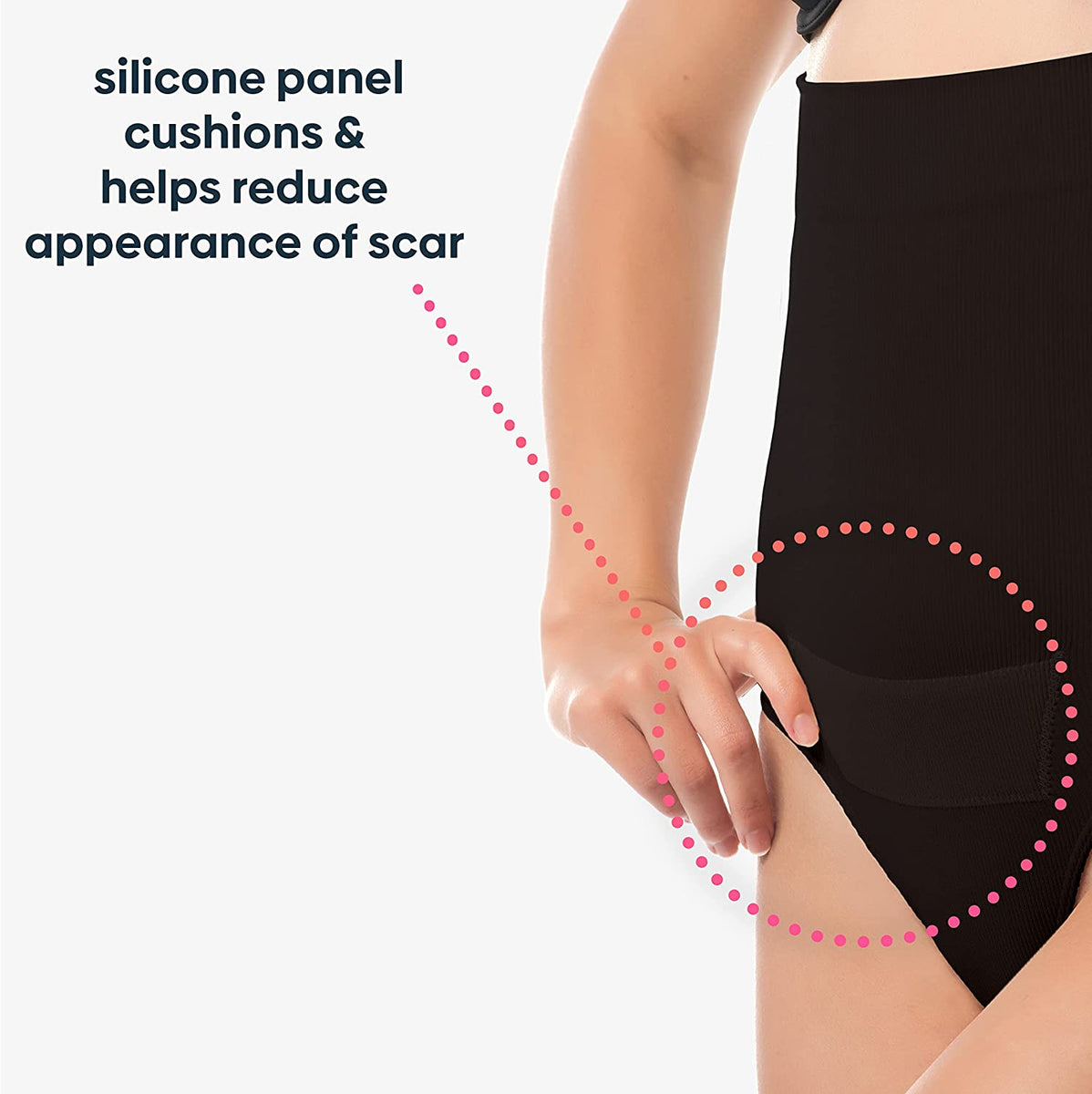 UpSpring C-Panty C-Section Recovery Underwear with Silicone Panel
