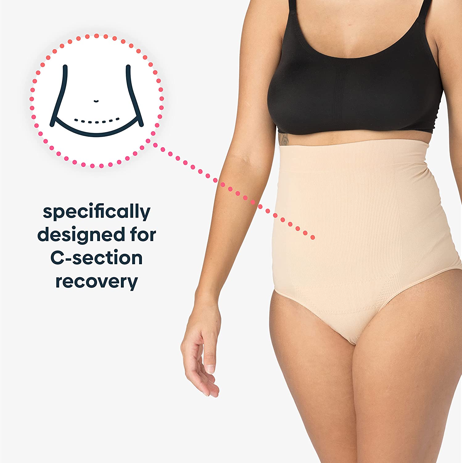 C-Section Recovery Underwear - High Waist (2 Packs) – Upspring Australia